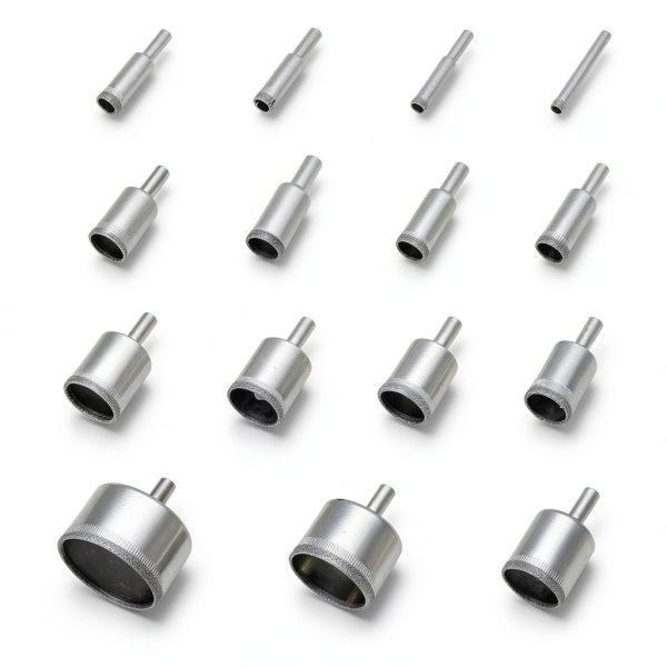 Diamond Hole Saw Kit 15Piece by JOHOUSE 6mm-50mm Glass Tile Drill Bits-1